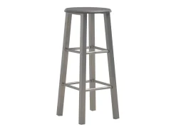 Taburetes de cocina 2 unidades MDF gris antracita
