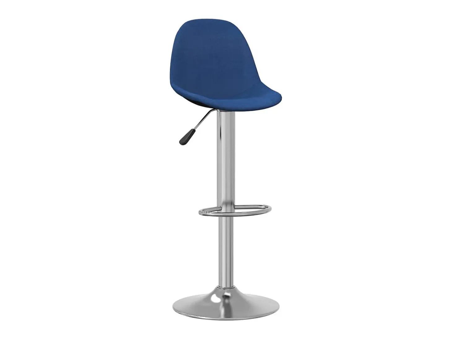 Taburetes de cocina 2 unidades tela azul