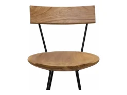 Taburetes de cocina 2 unidades madera maciza de teca