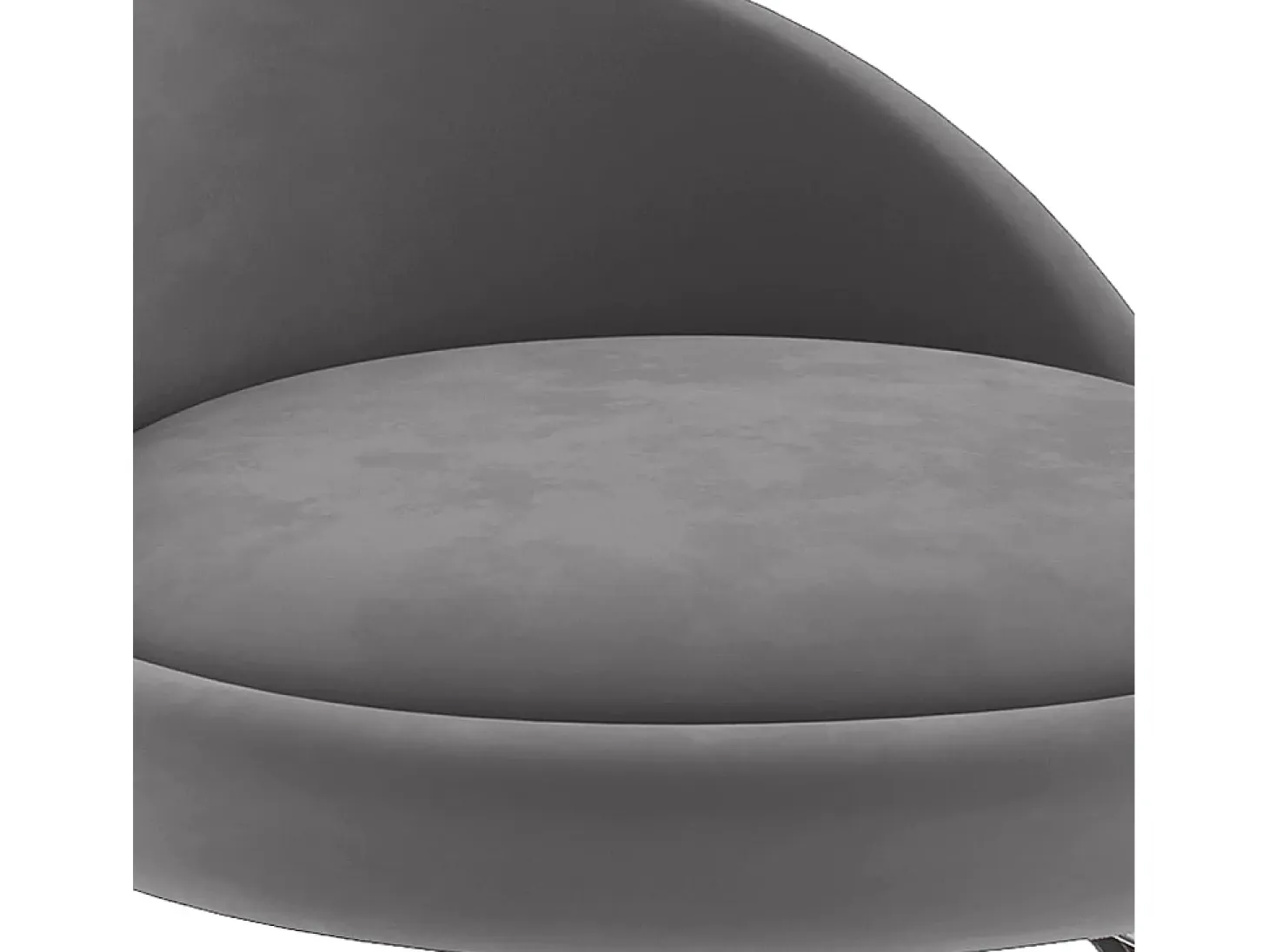 Taburetes de cocina 2 unidades terciopelo gris oscuro