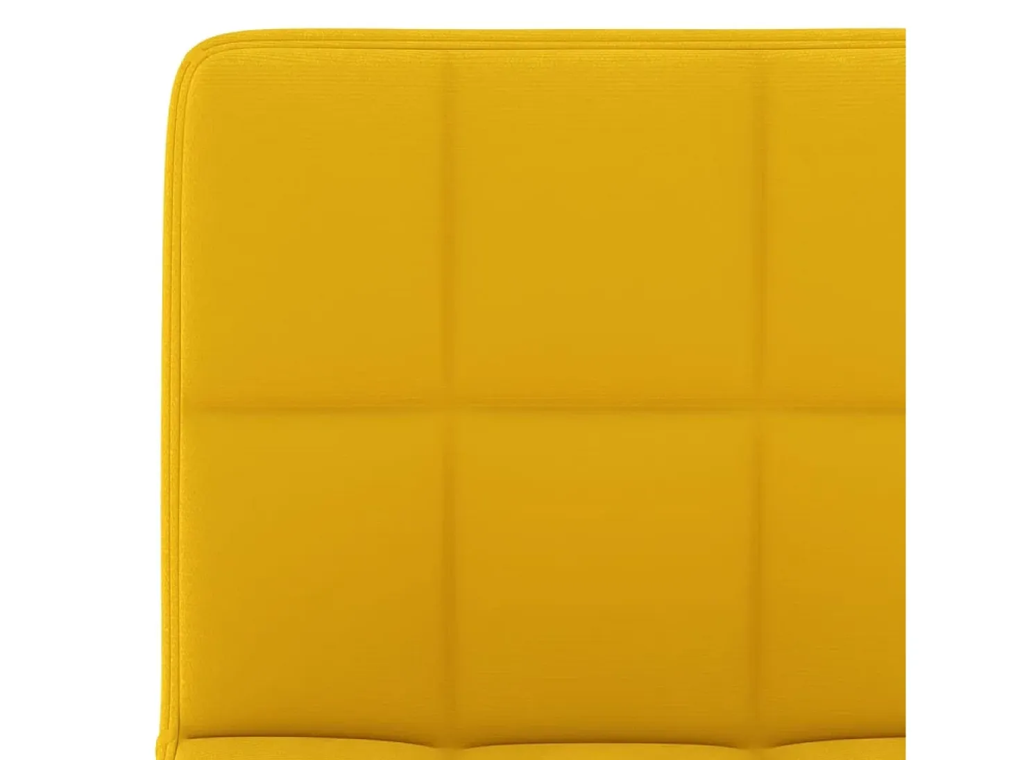Taburetes de cocina 2 unidades terciopelo amarillo mostaza