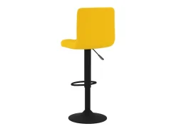 Taburetes de cocina 2 unidades terciopelo amarillo mostaza