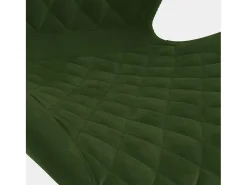 Taburetes de cocina 2 unidades terciopelo verde oscuro
