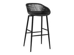 Taburetes de cocina 2 unidades negro