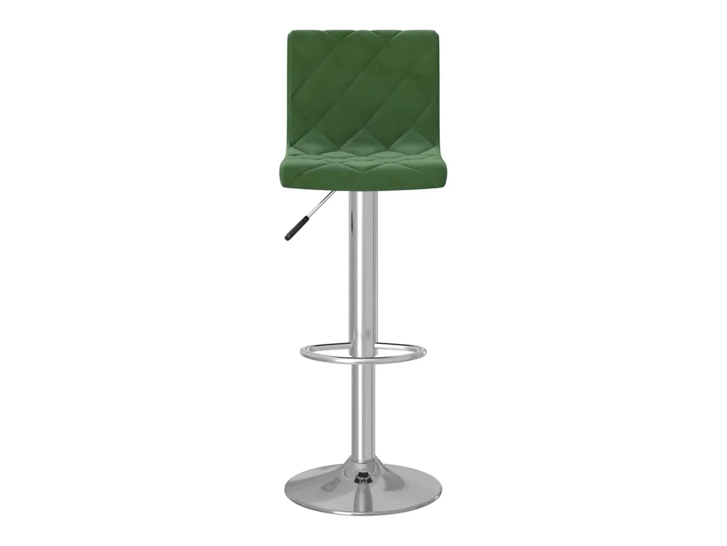 Taburetes de cocina 2 unidades terciopelo verde oscuro