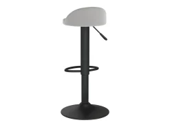 Taburetes de cocina 2 unidades terciopelo gris claro