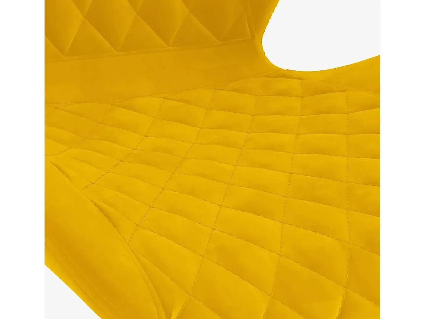 Taburetes de cocina 2 unidades terciopelo amarillo mostaza