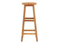 Taburetes de cocina 6 unidades madera maciza de acacia