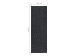 Tapiz 100x300 cm Antracita