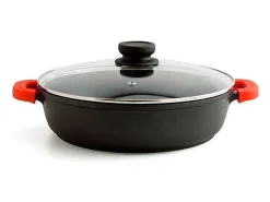 Tartera Intense Quid asas de baquelita negro/rojo Ø28x7,5 cm