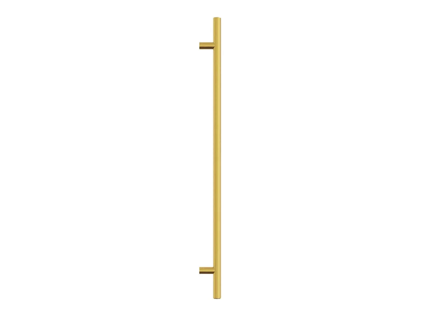 Tiradores para armarios 5 uds acero inoxidable dorado 320 mm