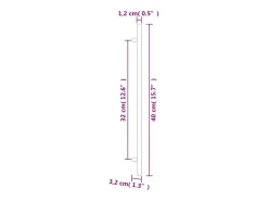 Tiradores para armarios 10 uds acero inoxidable dorado 320 mm