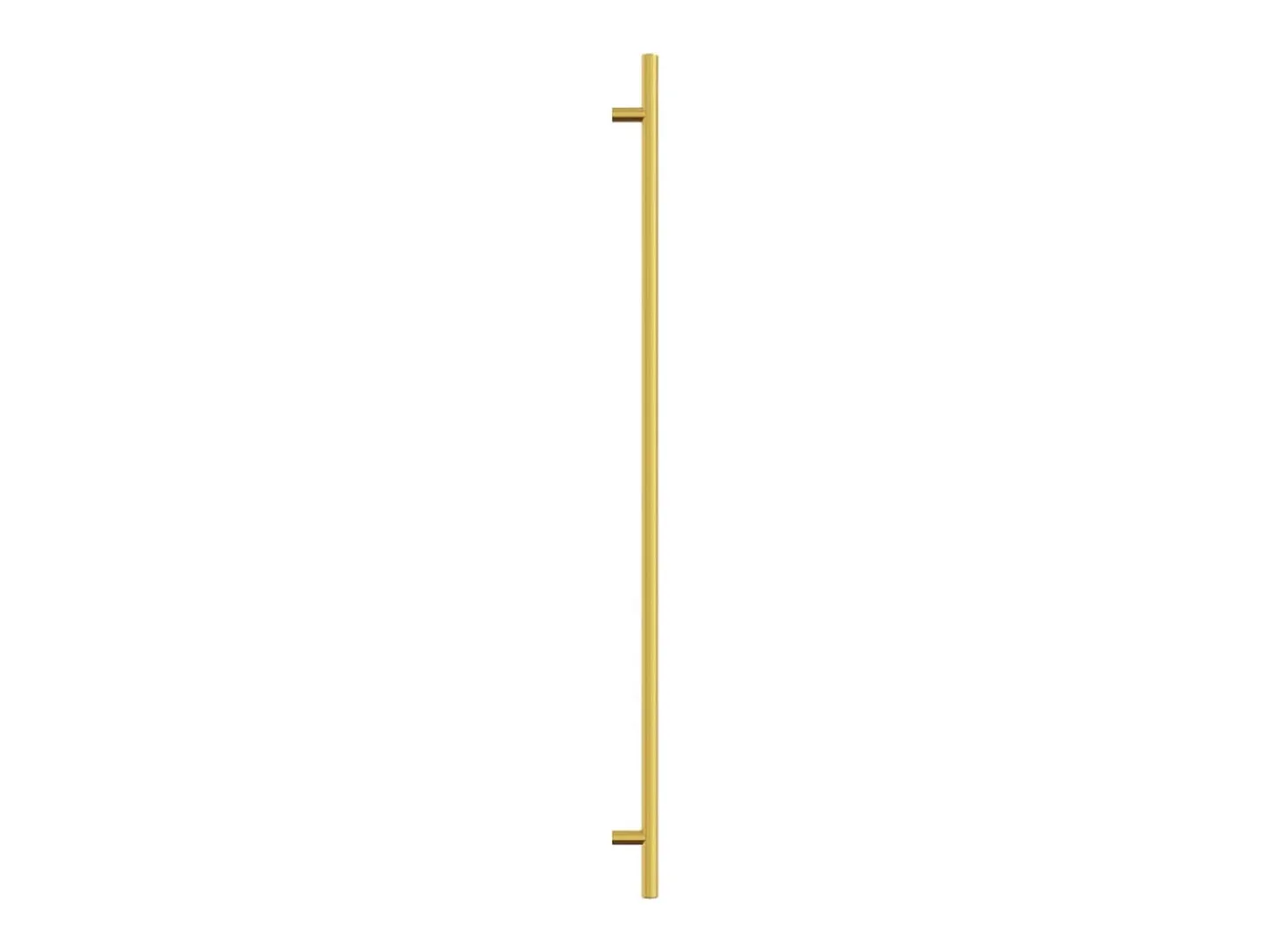Tiradores para armarios 10 uds acero inoxidable dorado 480 mm