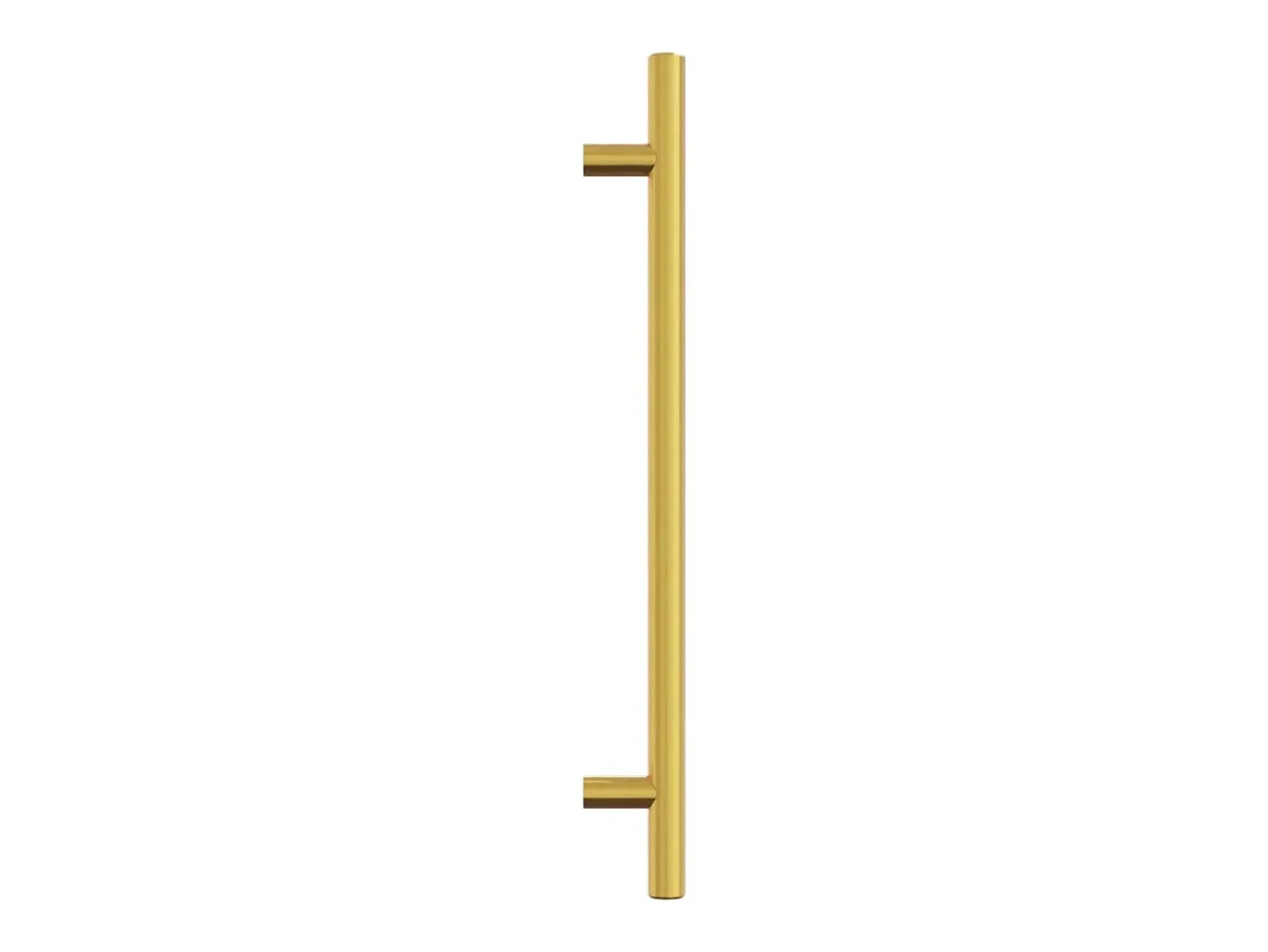Tiradores para armarios 5 uds acero inoxidable dorado 192 mm