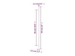 Tiradores para armarios 20 uds acero inoxidable dorado 480 mm