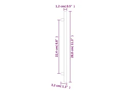 Tiradores para armarios 10 uds acero inoxidable dorado 224 mm