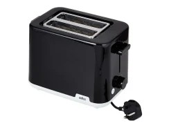 Tostador Braun HT1010BK 900W 2 ranuras 8 niveles negro