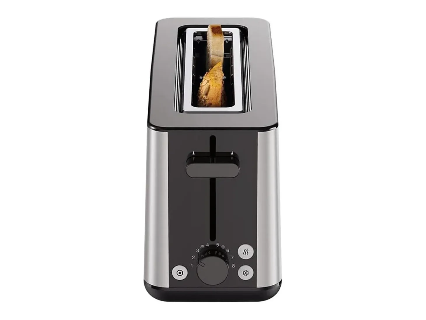 Tostador Braun HT1610BK 1030W ranura larga 8 niveles negro