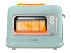 Tostador Cecotec RetroVision 700W diseño retro con ventana azul