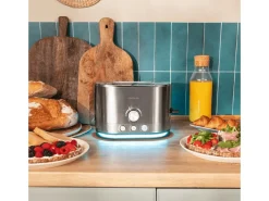 Tostador Cecotec Shine&Toast Double 850W 2 ranuras + aviso luminoso gris