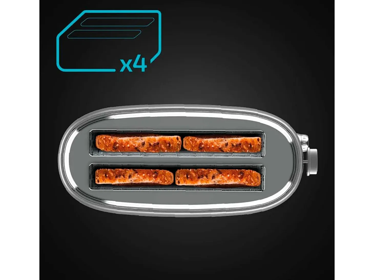 Tostador Cecotec Toast&Taste 1600 Retro Double 980W diseño retro inox