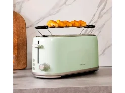Tostador Cecotec Toast&Taste 1600 Retro Double 980W diseño retro verde