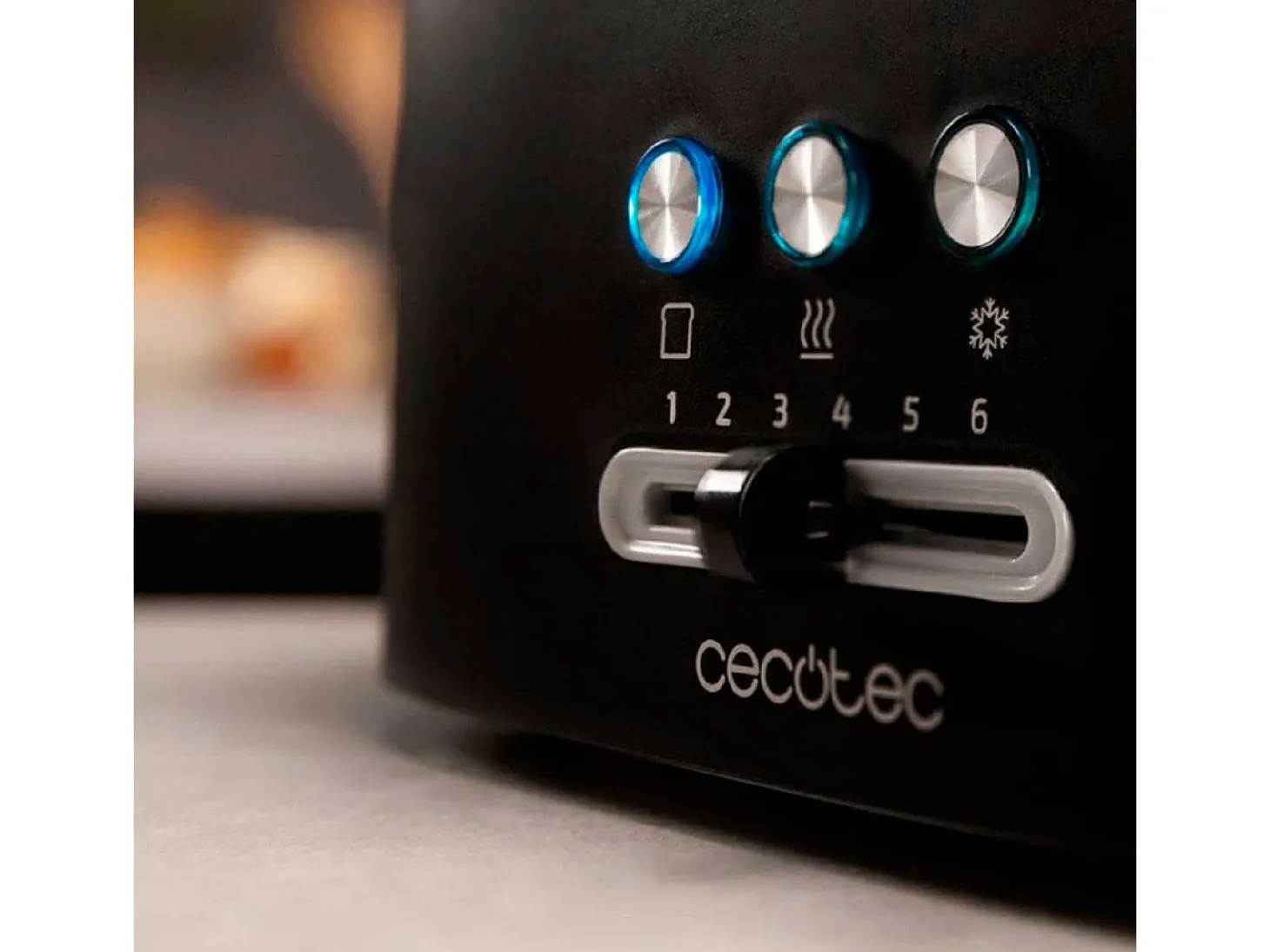Tostador Cecotec Toast&Taste 10000 Extra 980W ranura extra ancha negro