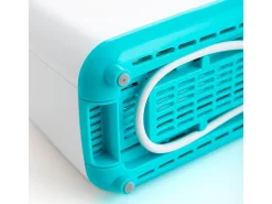 Tostador Gallery Dcook 800W ranura larga 3 funciones 7 posiciones de tostado blanco/azul