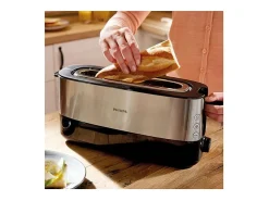 Tostador Philips HD-2692/90 950W 1 ranura larga negro inox