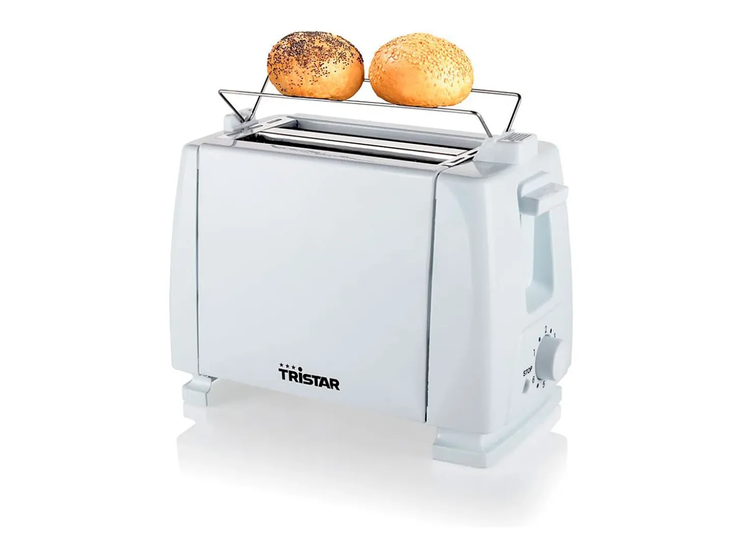Tostador Tristar BR-1009 650W 2 rejillas 6 niveles blanco