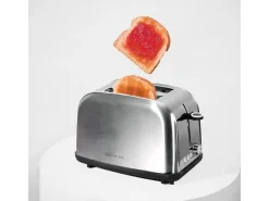 Tostador vertical Cecotec Toastin' Time 850W diseño vintage ranura corta inox