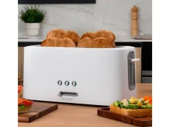 Tostadora de doble ranura Toast&Taste 16000 Extra Double White Cecotec 1630W blanco
