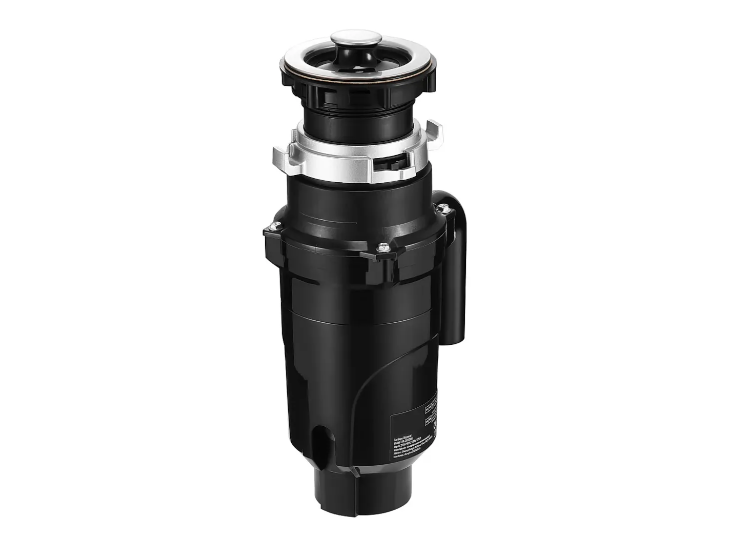 Triturador SucceBuy Triturador de Residuos de Cocina, 1/2 CV, Sistema de Trituración de Residuos de Alimentos, 3820 rpm, con Cable de Alimentación