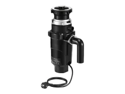 Triturador SucceBuy Triturador de Residuos de Cocina, 1/2 CV, Sistema de Trituración de Residuos de Alimentos, 3820 rpm, con Cable de Alimentación