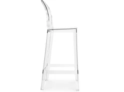 Trona Elisabeth transparente 75 cm-Transparente-Altura 75 cm