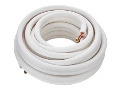Tube SucceBuy Ensemble de Mini-Lignes Divisées 6,4 x 9,5 x 15240 mm, Tubes en Cuivre Isolés pour Courant Alternatif