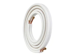 Tubo SucceBuy Conjunto de Mini-Líneas Divididas 6,4 x 9,5 x 7620 mm, Tubos de Cobre Aislados para Aire Acondicionado sin Conducto