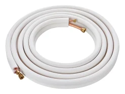 Tubo SucceBuy Conjunto de Mini-Líneas Divididas 6,4 x 9,5 x 7620 mm, Tubos de Cobre Aislados para Aire Acondicionado sin Conducto