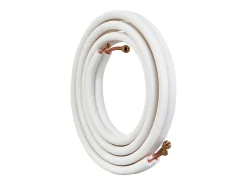 Tubo SucceBuy Kit de Líneas Mini Split 6,4 x 12,7 mm x 4876,8 mm Tubo de Cobre para AC con Cable de Conexión