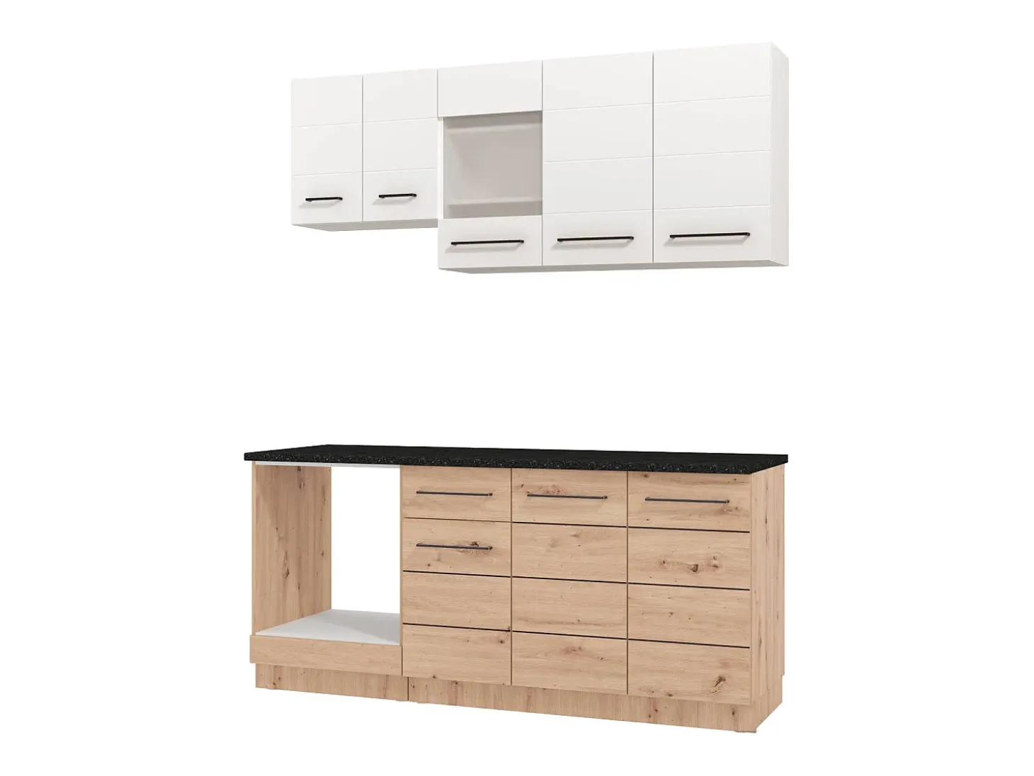 Unidad de Cocina 180 cm Blanco