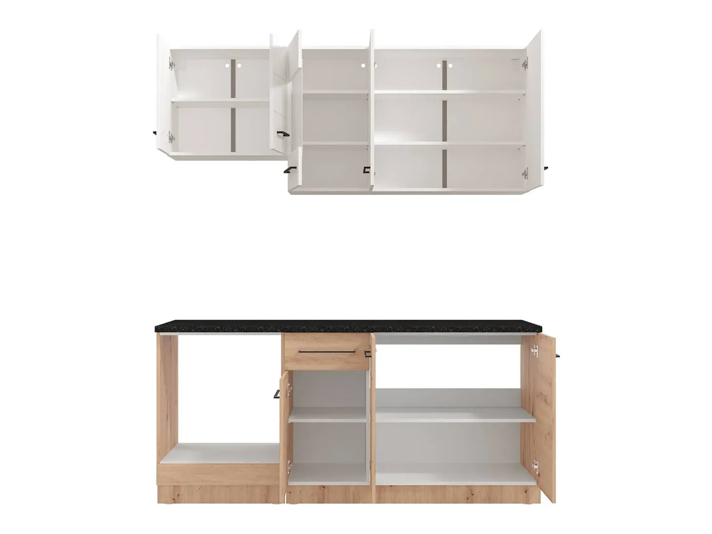 Unidad de Cocina 180 cm Blanco