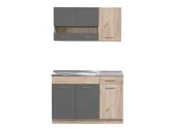 Unidad de cocina 120x84x60 cm gris