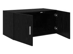 Unidad de pared de roble negro 80 x 42,5 x 40 cm Madera de ingeniería