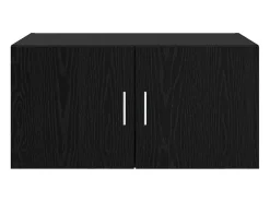 Unidad de pared de roble negro 80 x 42,5 x 40 cm Madera de ingeniería
