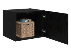 Unidad de pared de roble negro 50 x 42,5 x 40 cm Madera de ingeniería