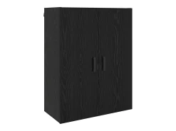 Unidad de pared de roble negro 69,5 x 34 x 90 cm Madera de ingeniería
