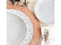 Vajilla Aquilea Bidasoa 18 piezas 6 servicios porcelana gris