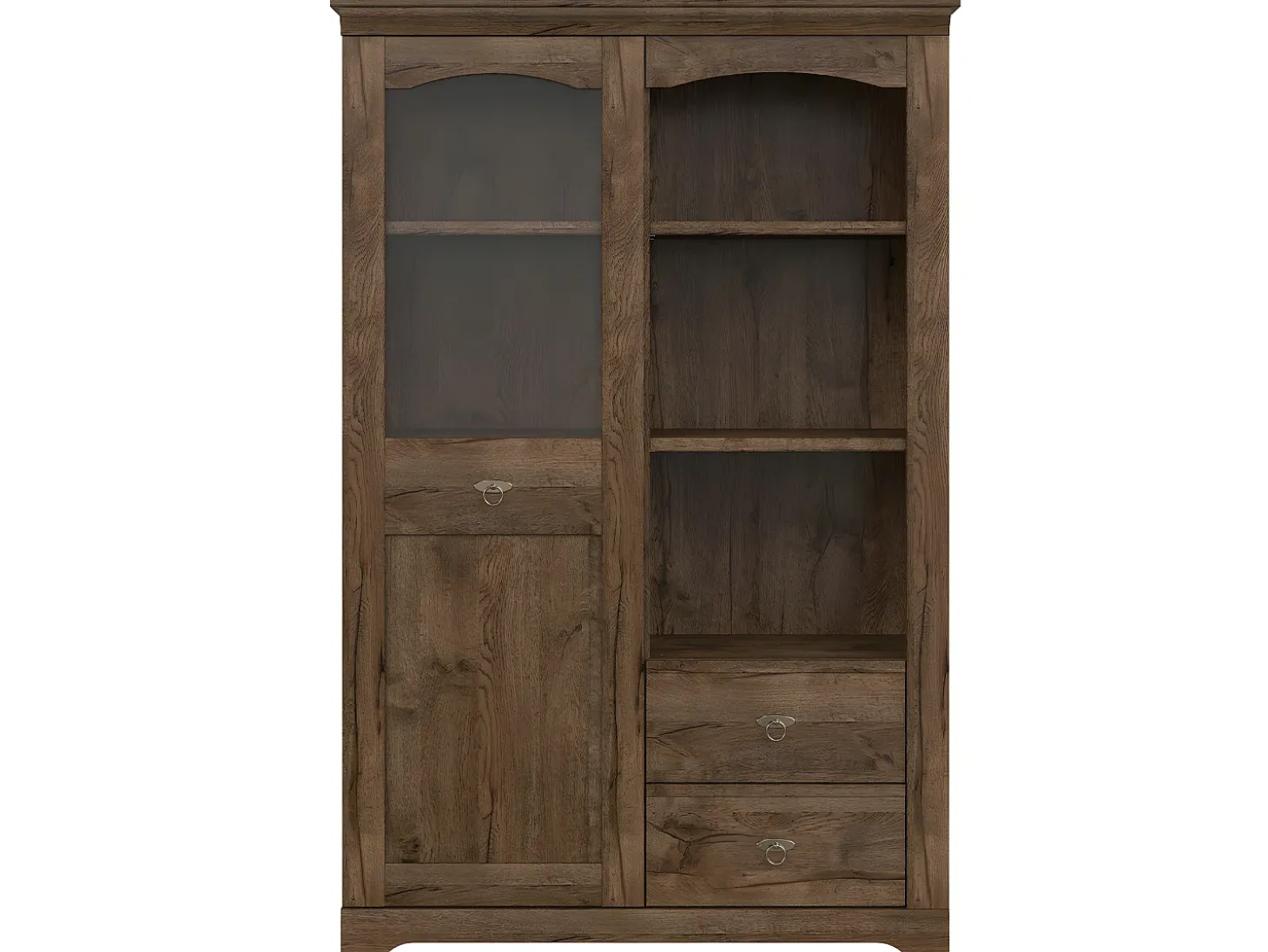 Vajillero 1 puerta 2 cajones Noé Madera