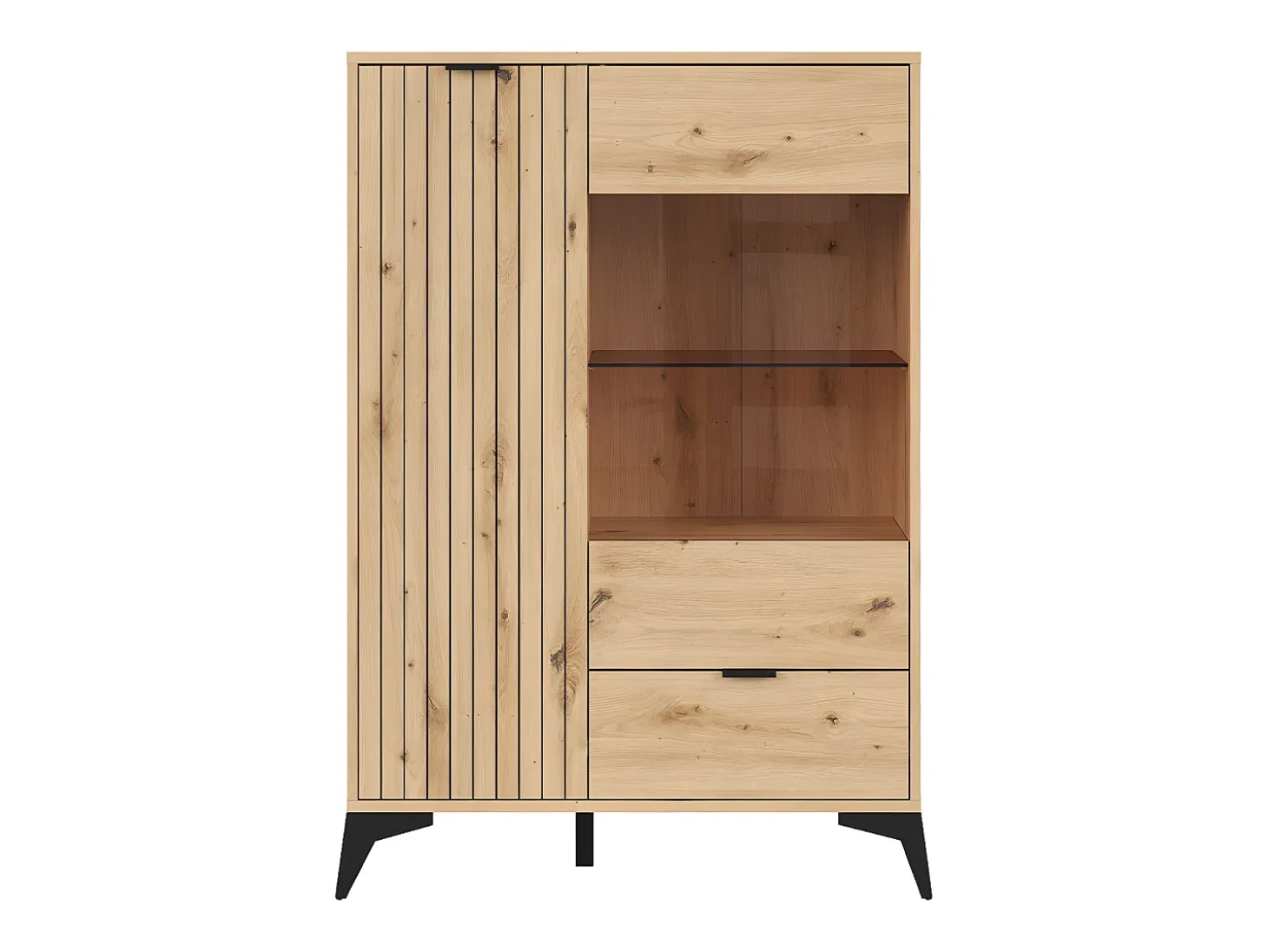 Vajillero 2 puertas 1 cajón Mao Madera