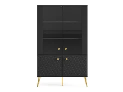 Vajillero 4 puertas Manoé Negro